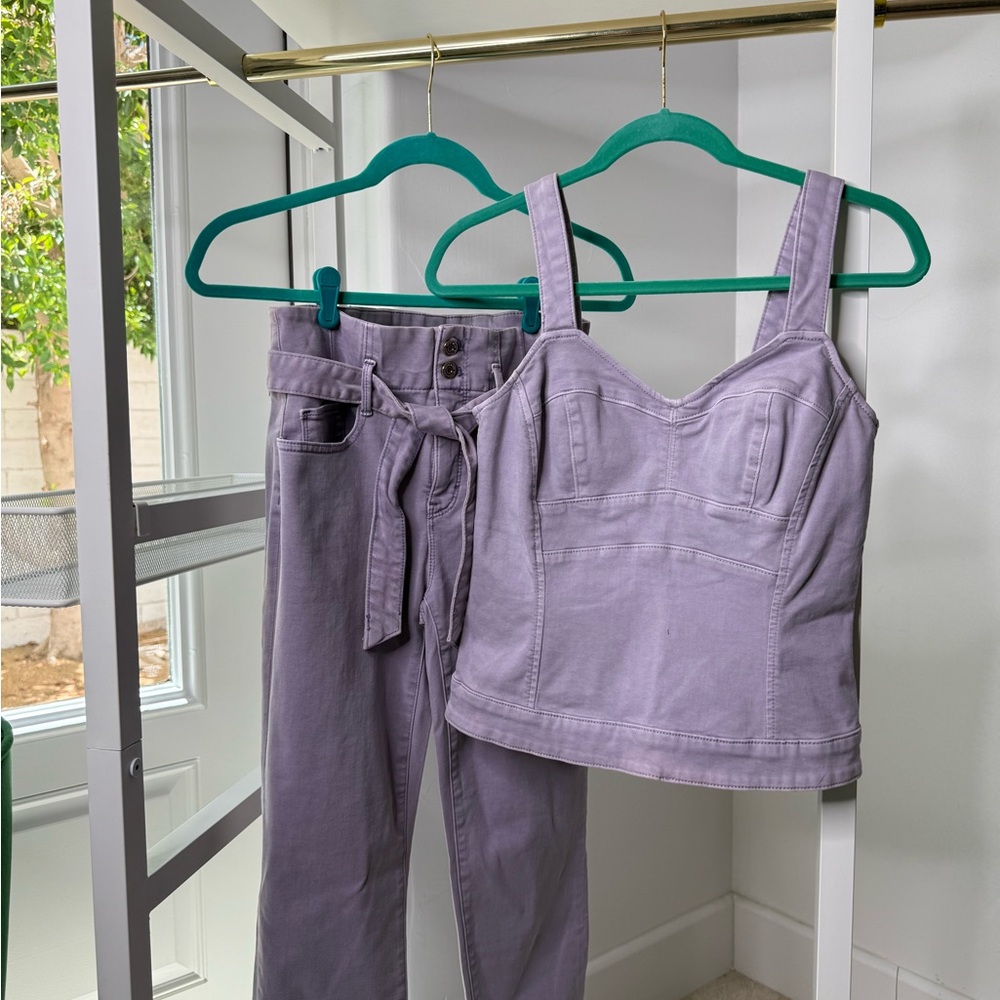 White House Black Market Purple Straight Leg Pants & Jumpsuits